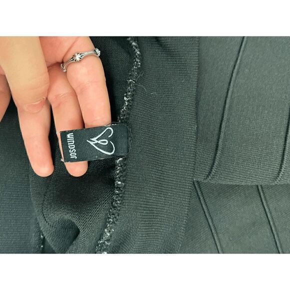 Windsor Womens Pull on Stretchy Mini Casual Skirt Black Size Large - Picture 4 of 8